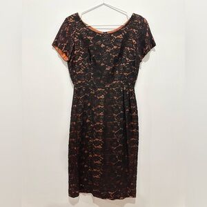 Vintage Grace Taylor Lace Overlay Sheath Dress